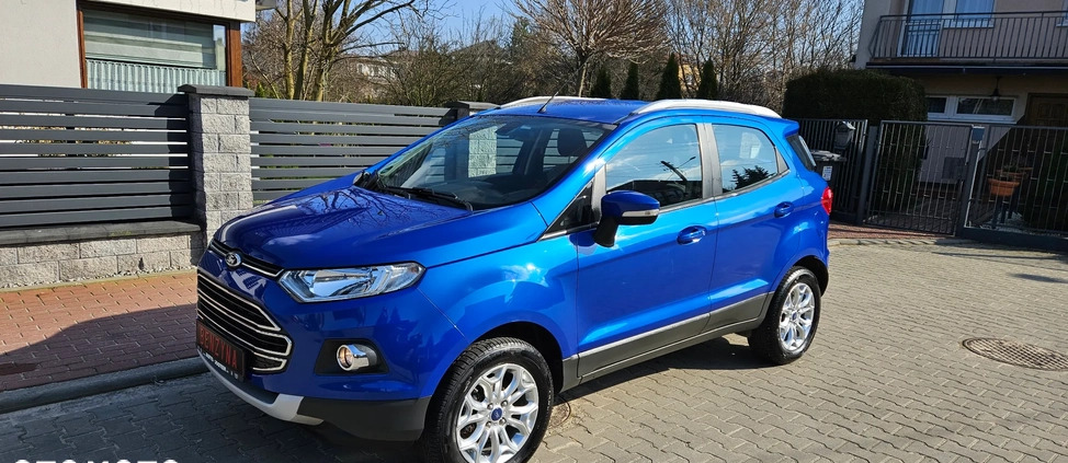 Ford EcoSport cena 37903 przebieg: 142347, rok produkcji 2014 z Zawiercie małe 631